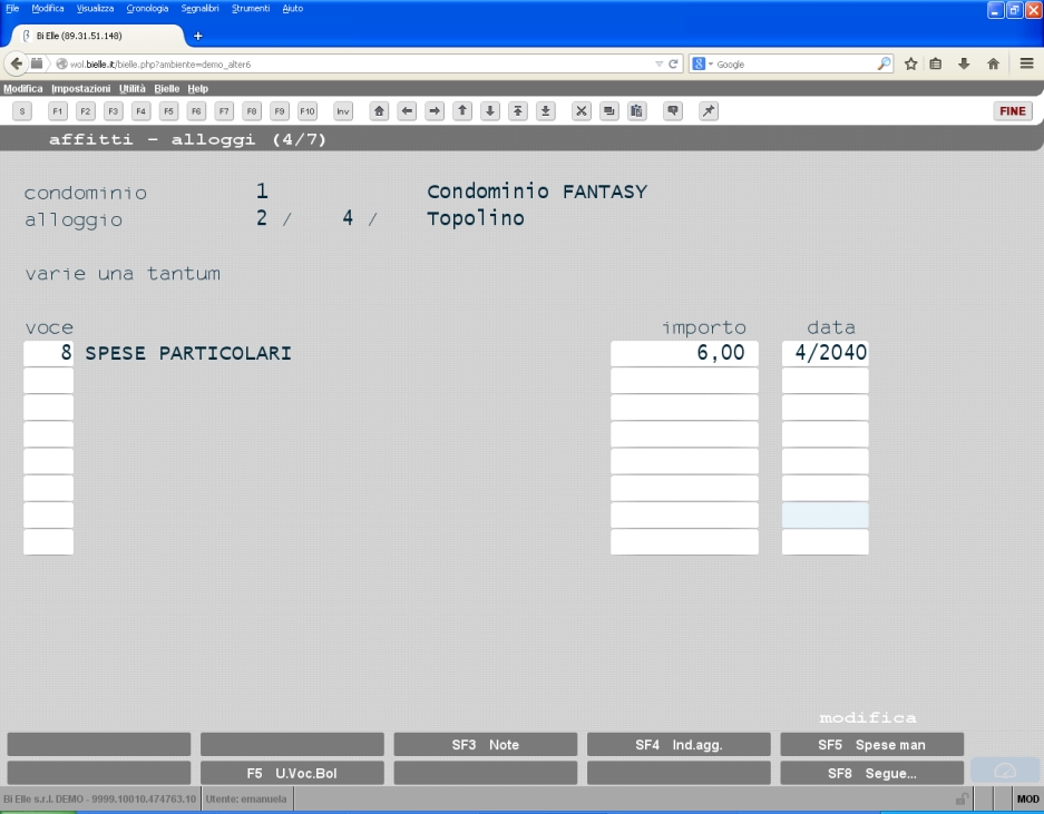 Anagrafica alloggio 3<br />